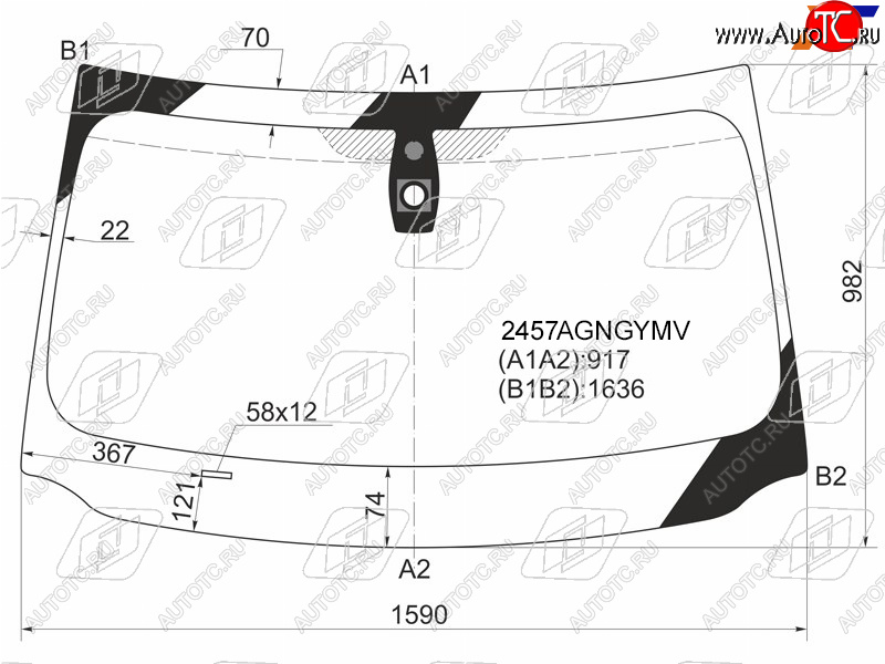 7 699 р. Стекло лобовое (Датчик дождя) FUYAO  BMW 7 серия  F01-F04 (2008-2015) седан  с доставкой в г. Вологда