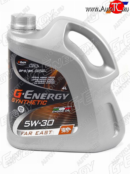 3 399 р. Масло моторное синтетическое G-Energy Synthetic Far East 5W-30 SN, GF-5 4л G-ENERGY 253142415  с доставкой в г. Вологда