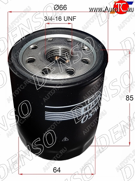 439 р. Фильтр масляный TOYOTA #AZF#,#GE,#GTE 90- DENSO 260340-0510  с доставкой в г. Вологда