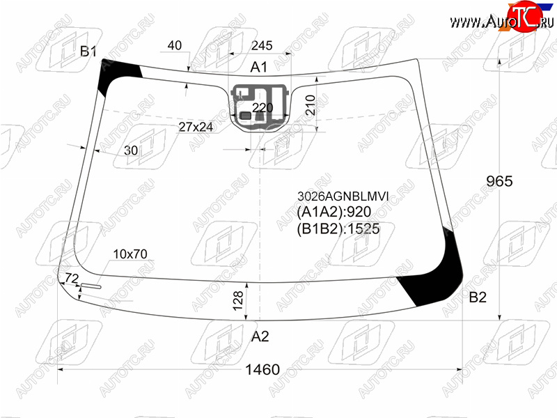 6 949 р. Стекло лобовое (Датчик дождя) Chevrolet Cruze 09-15  Daewoo Lacetti 08-11 FUYAO 3026AGNBLMVI  с доставкой в г. Вологда