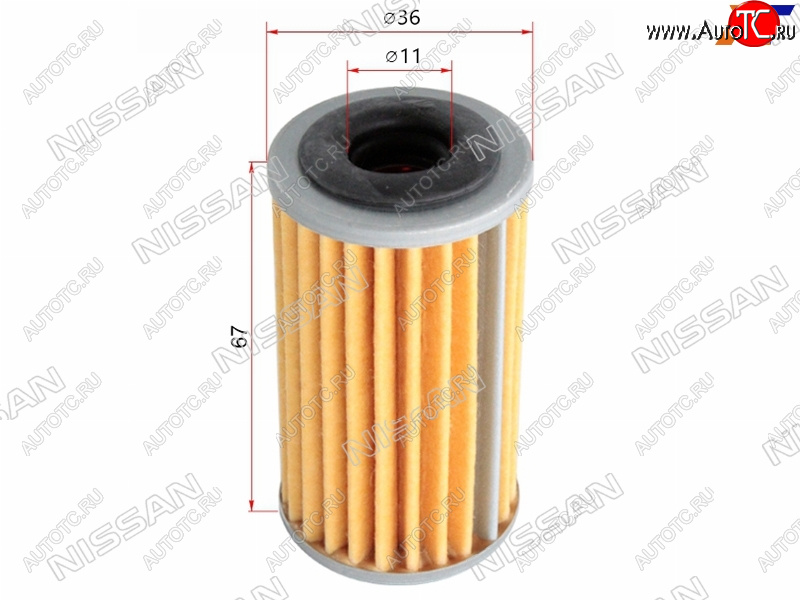 719 р. Фильтр CVT NISSAN ADEXPERTQASHQAI 06-CUBE 08-JUKEMARCHMICRA LHD 10-ALMERANOTESENTRASYLPHY NISSAN 31726-3JX0A  с доставкой в г. Вологда