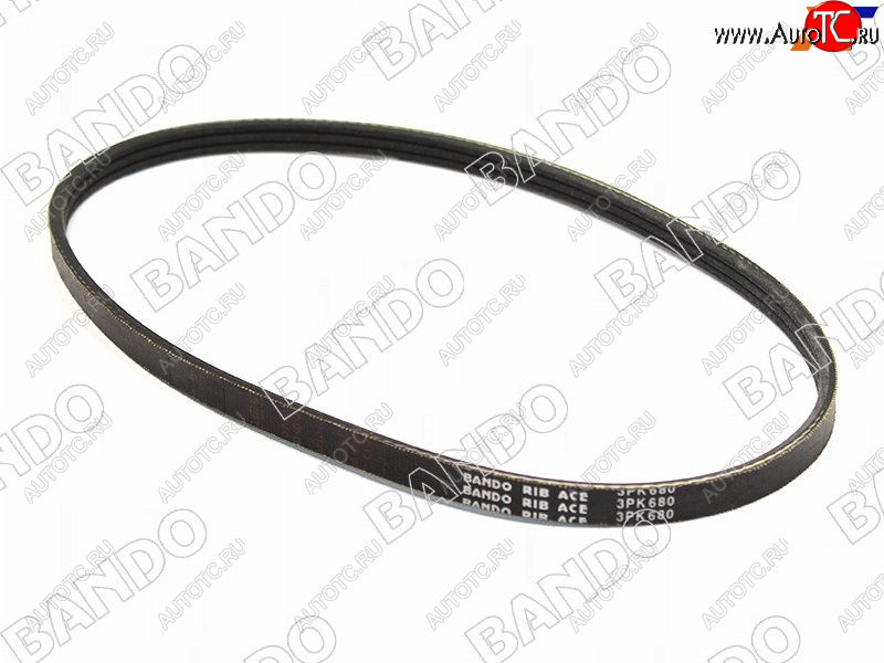 389 р. Ремень поликлиновой MAZDA TRIBUTEMPV 3.02.5 AJGY 00-04 (WP)FORD MONDEO 2.5 00- (WP) BANDO 3PK680  с доставкой в г. Вологда