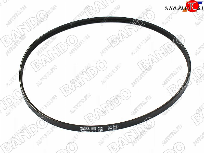 449 р. Ремень поликлиновой TOYOTA 2С CM5#CR2#CR3# NISSAN RB20DERB25DE C3334C35 (PS) BANDO 3PK845  с доставкой в г. Вологда