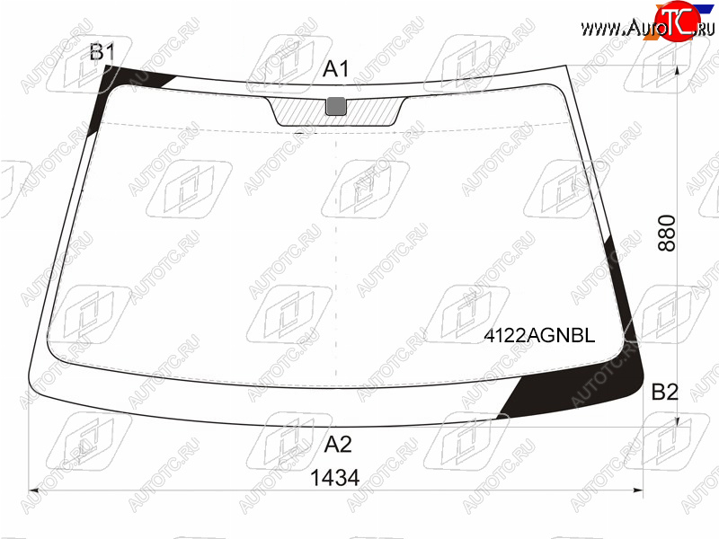 5 849 р. Стекло лобовое Hyundai Elantra 00-09  Avante 00-06                                                  FUYAO 4122AGNBL  с доставкой в г. Вологда