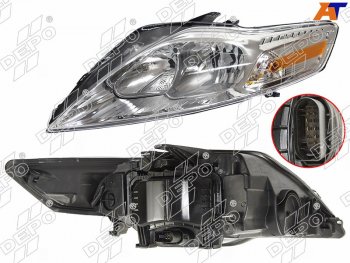 13 449 р. Фара FORD MONDEO 07-14 LH с электрокорректором                                                       DEPO 431-1179LMLD-EM  с доставкой в г. Вологда. Увеличить фотографию 2