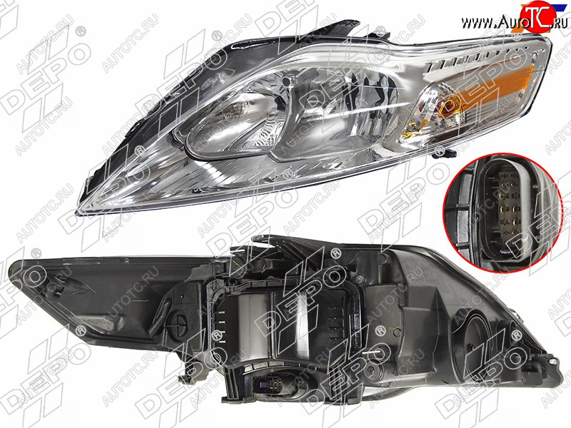 13 449 р. Фара FORD MONDEO 07-14 LH с электрокорректором                                                       DEPO 431-1179LMLD-EM  с доставкой в г. Вологда