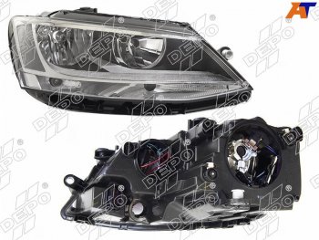 12 699 р. Фара Volkswagen Jetta 10-14 (Спереди Справа) DEPO 441-11G6RMLDEM2  с доставкой в г. Вологда. Увеличить фотографию 1