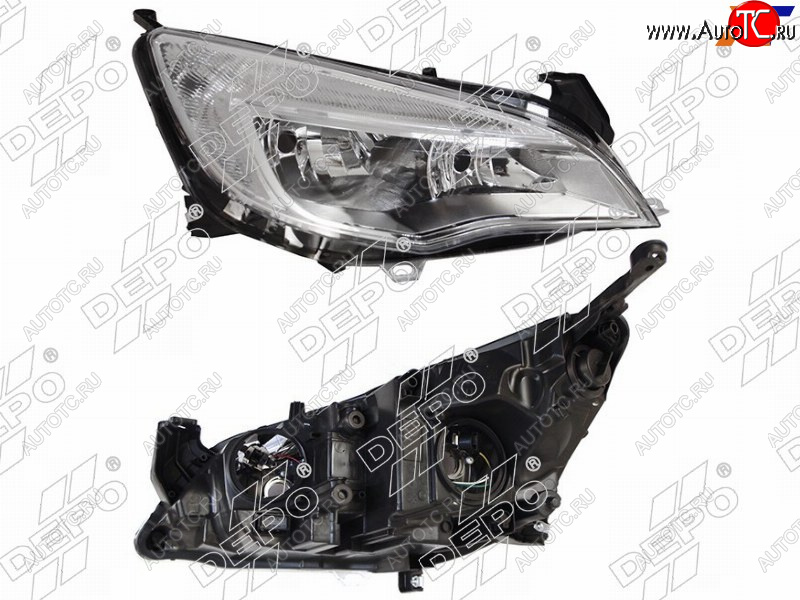 14 899 р. Фара OPEL ASTRA 10-15 RH хром с электрокорректором                                                   DEPO 442-1161RMLDEM1  с доставкой в г. Вологда