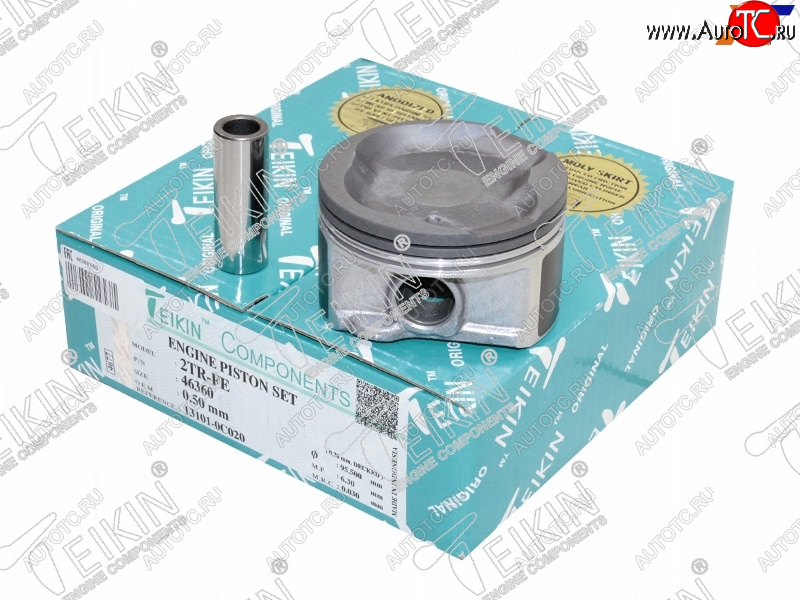 7 799 р. Поршни (к-т 4 шт) 050 TOYOTA HILUXHIACEFORTUNERLC PRADO 2TR-FE 05- TEIKIN 46360 050  с доставкой в г. Вологда