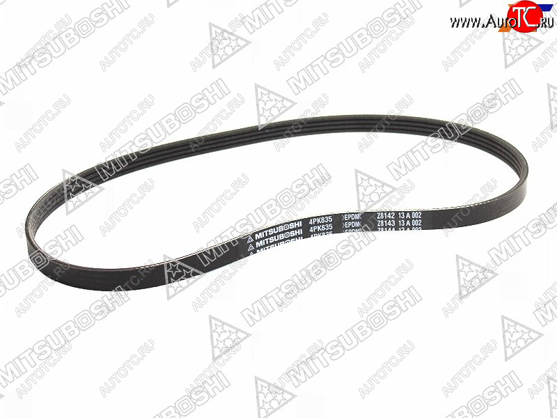 399 р. Ремень поликлиновой TOYOTA 2Y3Y2LSUZUKI M13A15A 05-M18A AERIO 01- (ALT)NISSAN CR14 E11 06- (AL MITSUBOSHI 4PK835  с доставкой в г. Вологда