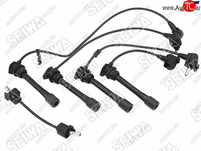 2 599 р. Провода высоковольтные TOYOTA ESTIMA TCR1#2# 90-99 2TZFE (кругл. резин.) SEIWA 50070  с доставкой в г. Вологда