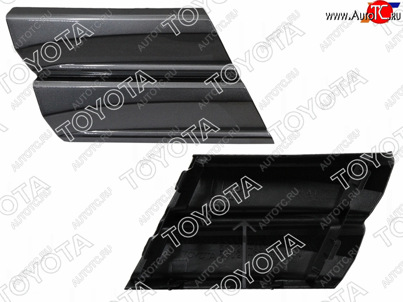 1 289 р. Заглушка под крюк передняя RH SAT Toyota Camry XV70 дорестайлинг (2017-2021)  с доставкой в г. Вологда