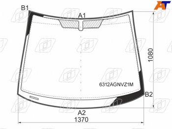 Стекло лобовое (Молдинг) Opel Corsa 06-14 FUYAO 6312AGNVZ1M