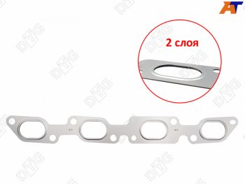 Прокладка выпускного коллектора SSANGYONG ACTYON 05-KYRON 05-REXTON 01- D20DT 2,0 DYG 6641420780