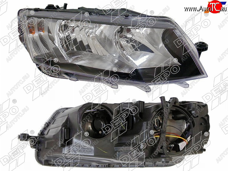 12 199 р. Фара Skoda Octavia 12-17 (Спереди Справа) DEPO 665-1126RMLDEM2  с доставкой в г. Вологда