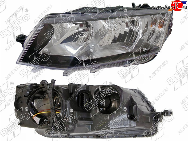 12 199 р. Фара SKODA OCTAVIA 13-16 LH с электрокорректором DEPO 665-1126LMLDEM2  с доставкой в г. Вологда