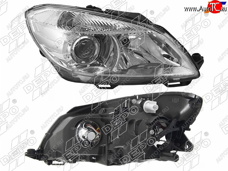 12 599 р. Фара Skoda Fabia 10-15  Roomster 06-15 (Спереди Справа) DEPO 665-1121RMLD-EM  с доставкой в г. Вологда