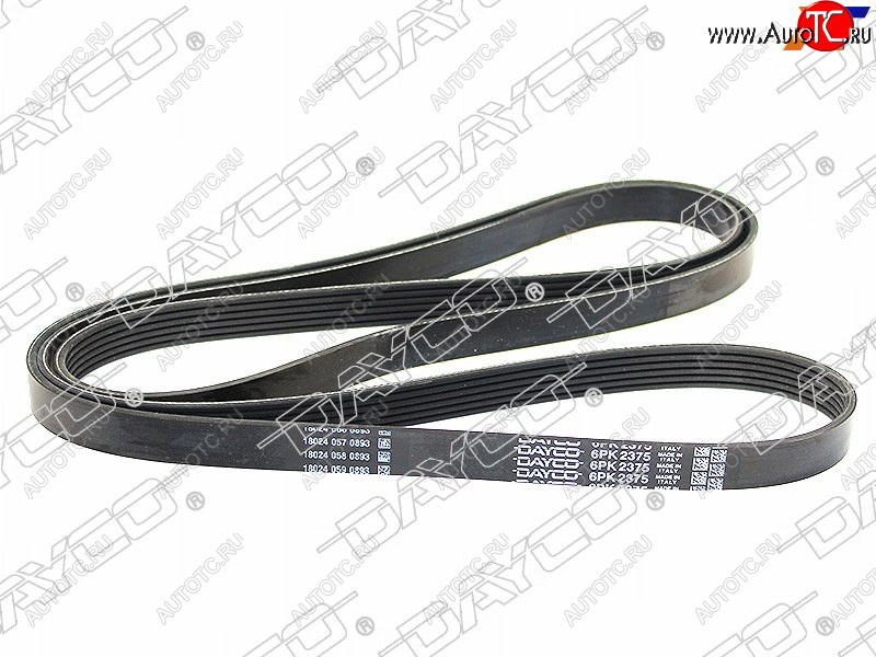 1 599 р. Ремень поликлиновой  MERCEDES E-CLASS W210211 96-09C-CLASS W202203204 97-CL203 02-11C207208J DAYCO 6PK2375  с доставкой в г. Вологда