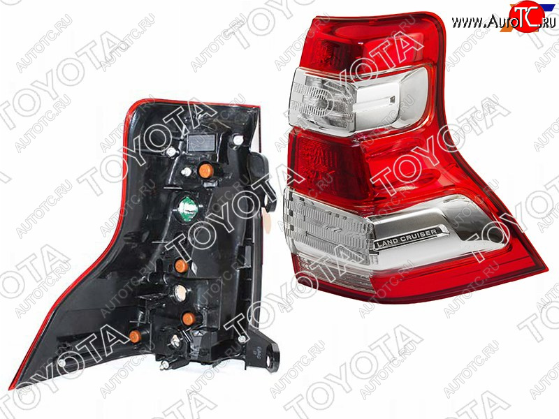 28 899 р. Фонарь задний правый TOYOTA Toyota Land Cruiser Prado J150 1-ый рестайлинг (2013-2017)  с доставкой в г. Вологда