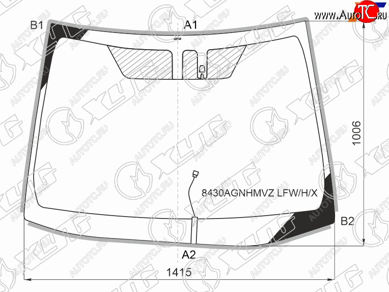 10 249 р. Стекло лобовое (Обогрев щеток Датчик дождя Молдинг) Toyota Corolla (E210) 18-22 XYG 8430AGNHMVZ LFW/H/X  с доставкой в г. Вологда