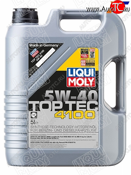 7 999 р. Масло моторное LIQUI MOLY Top Tec 4100 5W-40 SNC3 5л                                                LIQUI MOLY 9511  с доставкой в г. Вологда