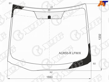 12 899 р. Стекло лобовое TOYOTA ESTIMA 06- XYG ACR50-R LFW/X  с доставкой в г. Вологда. Увеличить фотографию 1