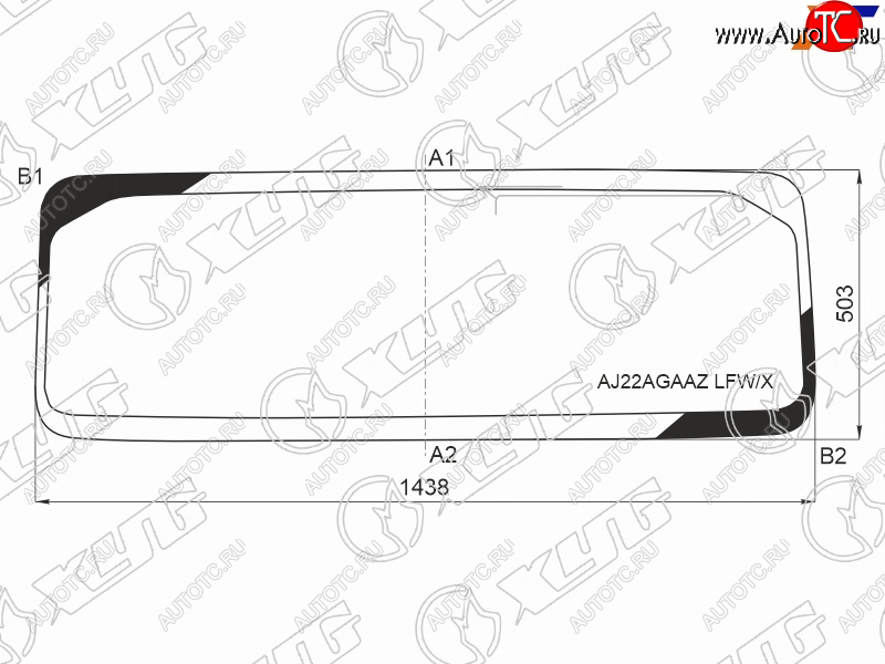 7 299 р. Стекло лобовое (Антенна) XYG  Jeep Wrangler  JL (2018-2024) 3 дв. дорестайлинг  с доставкой в г. Вологда