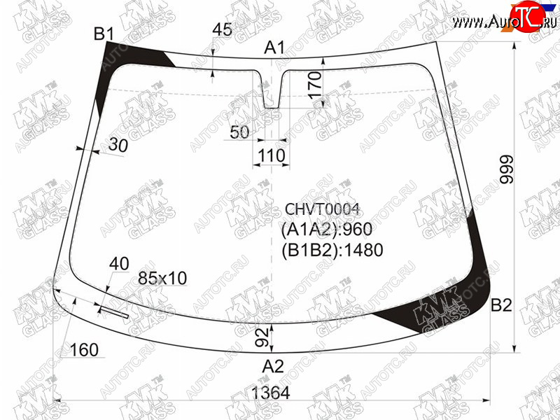 5 399 р. Стекло лобовое Chevrolet Aveo 11-15                                                                  KMK CHVT0004  с доставкой в г. Вологда