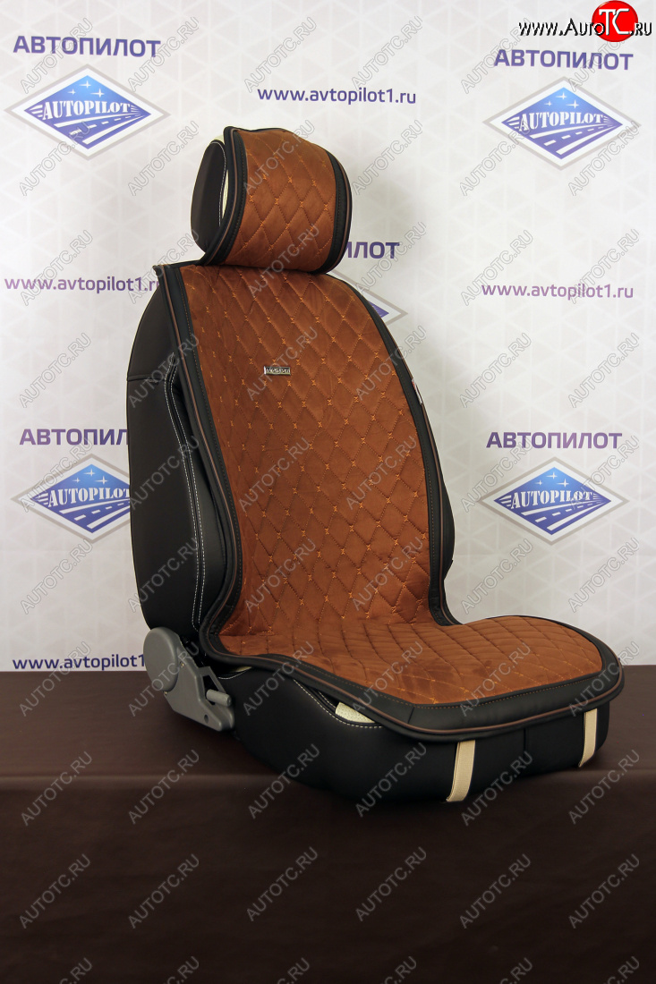 2 099 р. Комплект салонных чехлов Alkantara Lux  pv012-012-012 Автопилот  с доставкой в г. Вологда