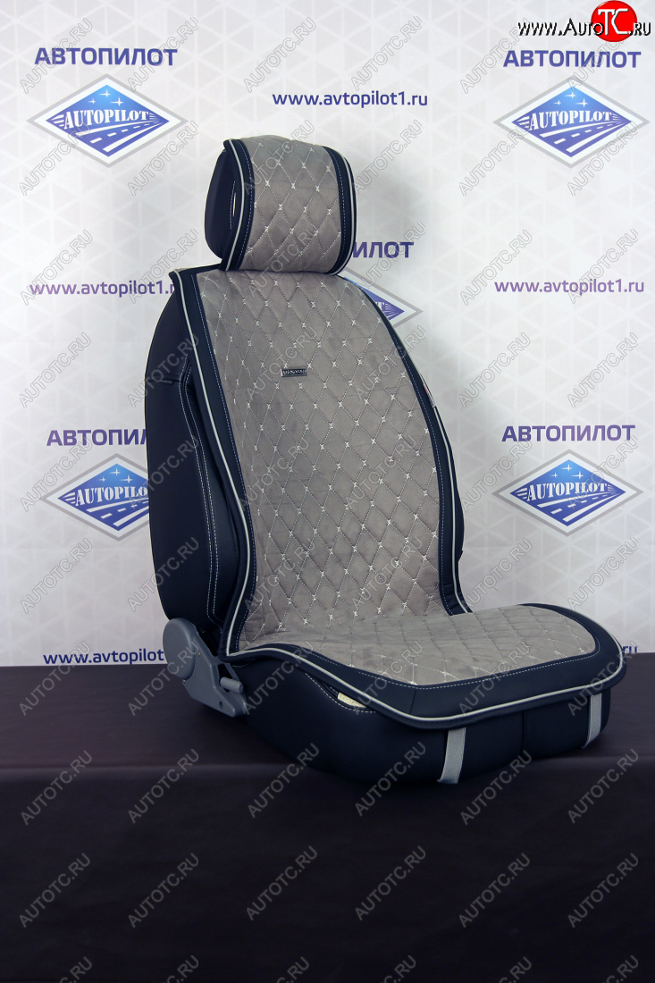 7 299 р. Комплект салонных чехлов Alkantara Lux Plus (комплект)  pv022-022-002-k Автопилот  с доставкой в г. Вологда