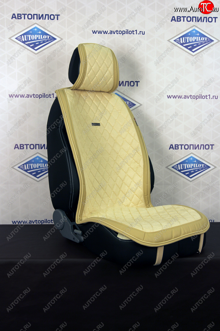 7 299 р. Комплект салонных чехлов Alkantara Lux Plus (комплект)  pv078-078-078-k Автопилот  с доставкой в г. Вологда