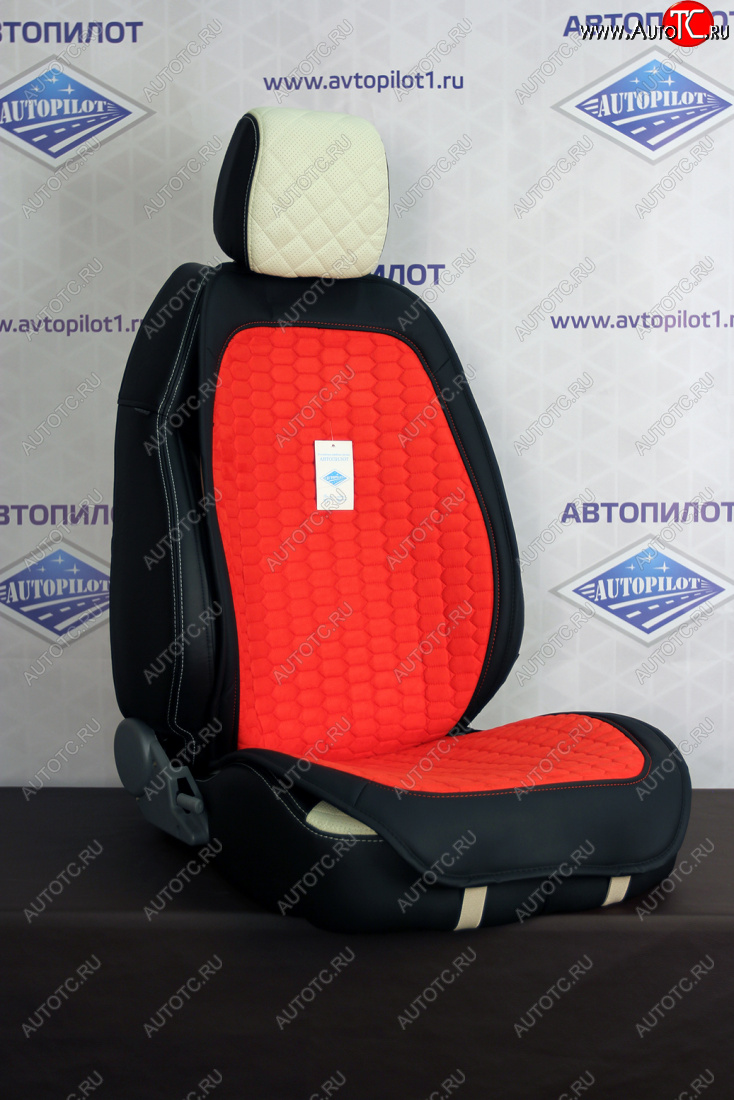 7 299 р. Комплект салонных чехлов Alkantara Soty Plus (комплект)  mfc021-k Автопилот  с доставкой в г. Вологда