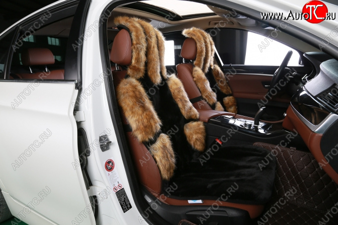 599 р. Комплект салонных чехлов Лиса  i203 Автопилот  с доставкой в г. Вологда