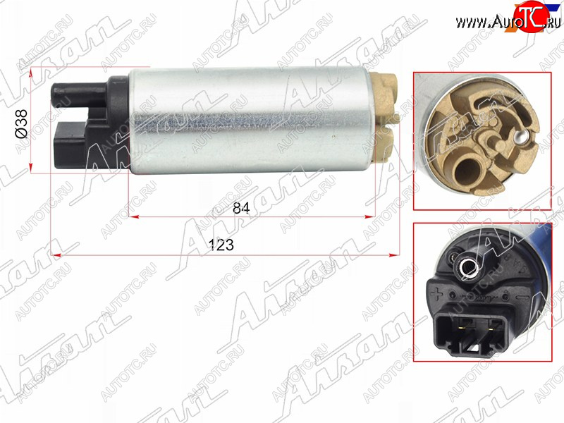 7 999 р. Топливный насос TOYOTA LAND CRUISER 100LX470 1FZ-FE 2UZ-FE AISAN EFP1-66040  с доставкой в г. Вологда