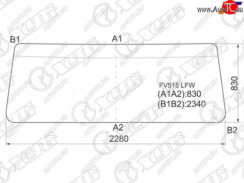 14 449 р. Стекло лобовое Foton Bj3251 05-  Mitsubishi Fuso Supergreat 96- XYG FV515 LFW  с доставкой в г. Вологда