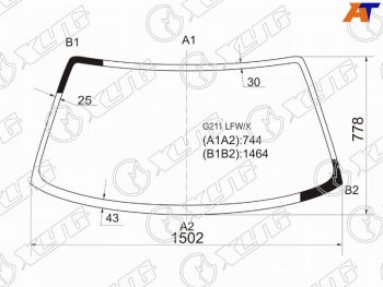 Стекло лобовое Mazda 626 87-97  Capella 87-97 XYG G211 LFW/X