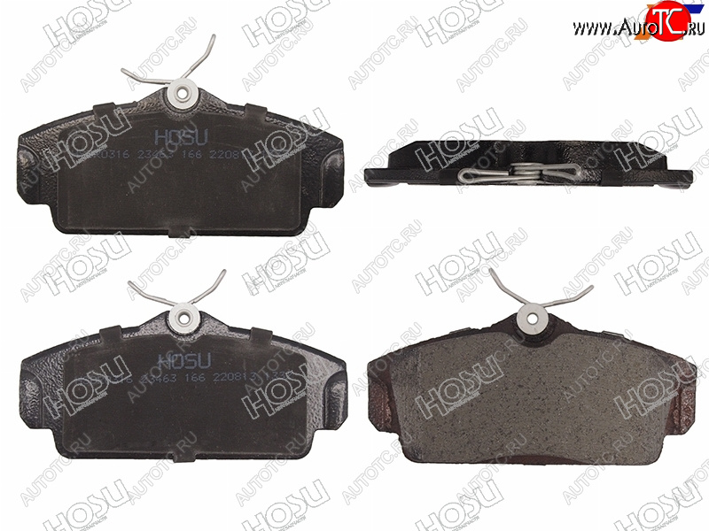1 239 р. Колодки тормозные перед FR-FL SAT  Nissan Almera  N16 (2000-2006) седан дорестайлинг, седан рестайлинг  с доставкой в г. Вологда