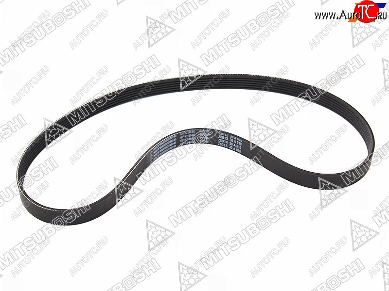 729 р. Ремень поликлин TOYOTA 12MZ MCU1#MCU2#LEXUS RX300330350FORD FOCUS II 1.41.6 04-10 MITSUBOSHI 6PK1040  с доставкой в г. Вологда