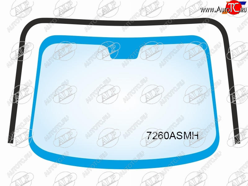 1 439 р. Молдинг лобового стекла (П-образный) Renault Megane 02-09 ALP 7260ASMH  с доставкой в г. Вологда