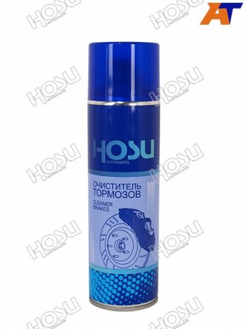 379 р. Очиститель тормозов HOSU PROFESSIONAL LINE  флакон-аэрозоль 650мл HOSU HSLM0001  с доставкой в г. Вологда. Увеличить фотографию 2