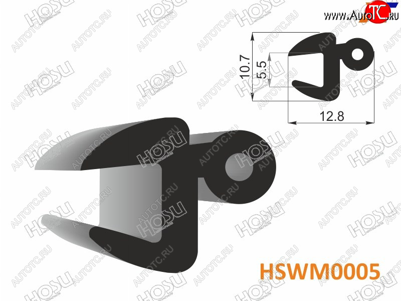 188 р. Молдинг универсальный (тип TD-30) - бухта 30 м.(цена за 1метр) HOSU HSWM0005  с доставкой в г. Вологда
