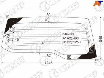 6 799 р. Стекло заднее (Цвет зеленый Обогрев) Mitsubishi Pajero iO 98-07  Pajero Pinin 98-05 XYG IO RW/H/X  с доставкой в г. Вологда. Увеличить фотографию 2