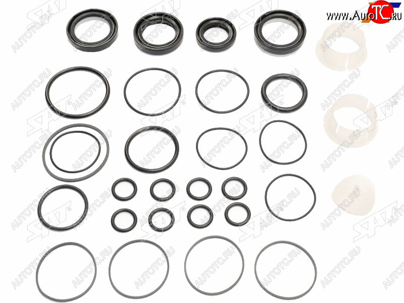 4 099 р. Ремкомплект рулевой рейки BMW 5 E39 00-03 SAT K32136751745-KIT  с доставкой в г. Вологда