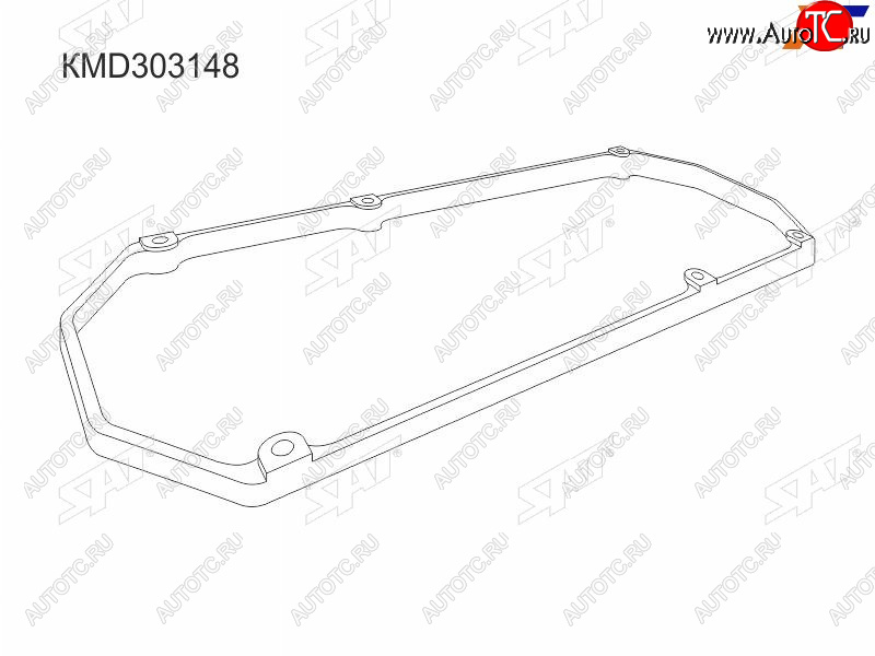 218 р. Прокладка клапанной крышки MMC 6G72 SOHC 24V Pajero V#, Delica PD#PE#PF#, Diamant F31AF41A SAT KMD303148  с доставкой в г. Вологда