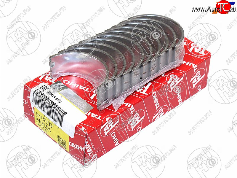 1 579 р. Вкладыши коренные к-т STD TOYOTA CALDINACOROLLALVNCRETRNMRN 7A-FE5A-FE4A-FE4A-GE 92- TAIHO M043A STD  с доставкой в г. Вологда