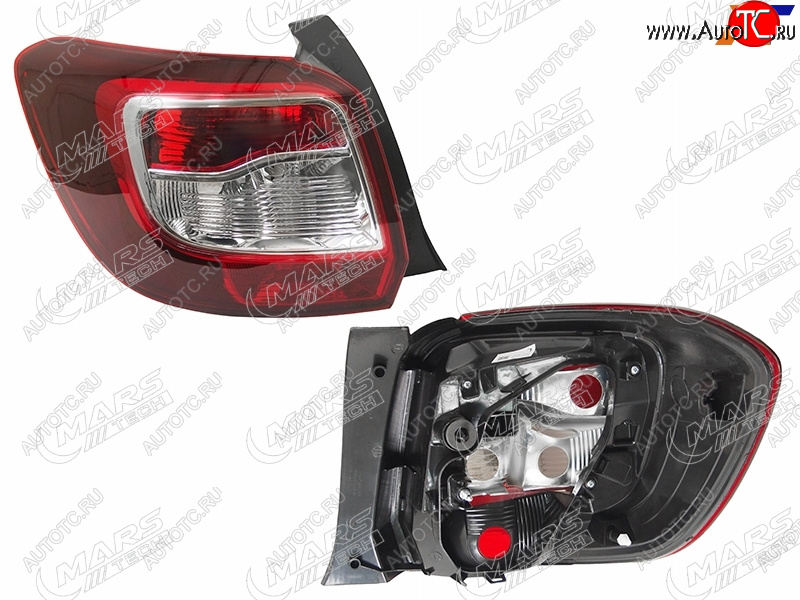 4 749 р. Фонарь задний левый MARS  Renault Sandero Stepway  (B8) (2014-2018) дорестайлинг  с доставкой в г. Вологда