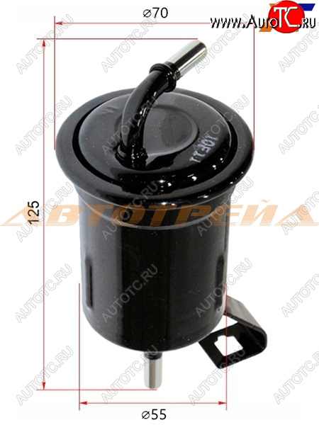 3 169 р. Фильтр топливный TOYOTA HILUX SURF4RUNNER ##N21# 3RZ2TR1GR5VZ 02-09 LAND CRUISER PRADO 120 3RZ MICRO MFT340  с доставкой в г. Вологда