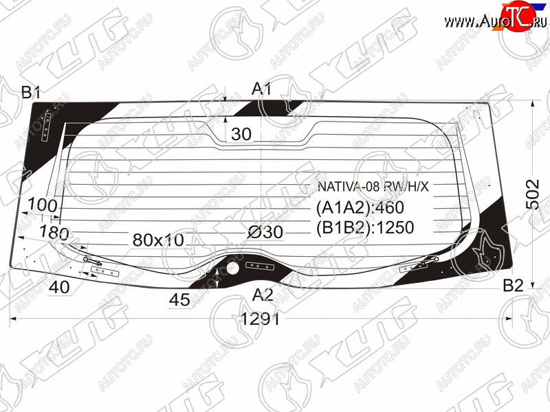 7 599 р. Стекло заднее (Цвет зеленый Обогрев) Mitsubishi Pajero Sport 08-17 XYG NATIVA-08 RW/H/X  с доставкой в г. Вологда