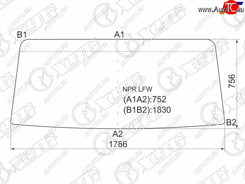 9 999 р. Стекло лобовое Isuzu ELF NPRNQR 84-93  BAW Fenix 1065 07-11 XYG NPR LFW  с доставкой в г. Вологда