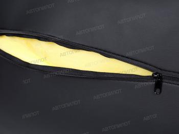 1 249 р. Подушки под поясницу (натур. кожа BZ01 экокожа/поролон) АВТОПИЛОТ Honda CBR600 RR (2003-2024) (черный)  с доставкой в г. Вологда. Увеличить фотографию 4